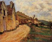 克劳德 莫奈 : Les Roches at Falaise near Giverny